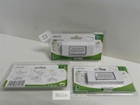 3 x deurbelknop max 24v wit - afbeelding 1 van  3