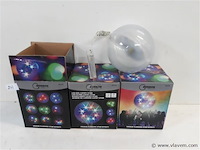 3 x discobol 15 cm op batterijen - afbeelding 1 van  2