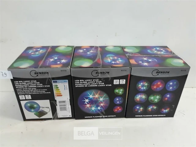 3 x discobol 15 cm op batterijen - afbeelding 1 van  3