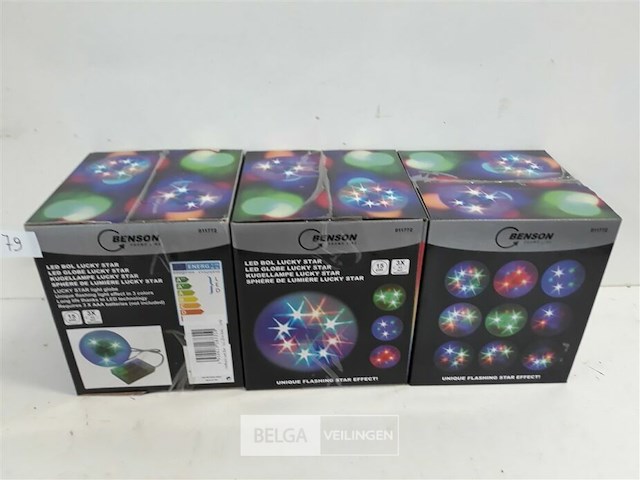 3 x discobol 15 cm op batterijen - afbeelding 2 van  3