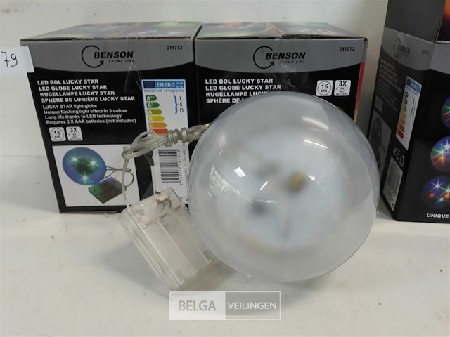 3 x discobol 15 cm op batterijen - afbeelding 3 van  3