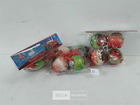 3 x disney kerstballen cars 4 stuks - afbeelding 1 van  3