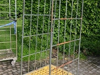 3 x draadstalen container op wielen - afbeelding 2 van  7
