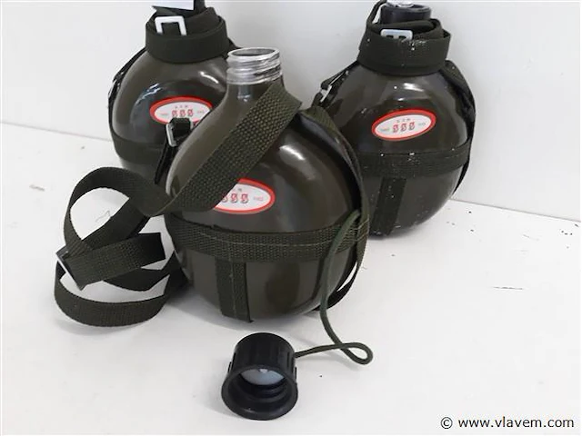 3 x drinkbus groen alu 700 ml - afbeelding 2 van  2