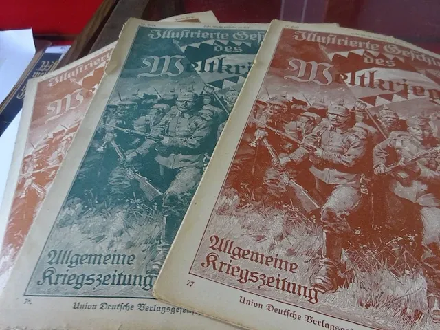 3 x duits weekblad oorlog 1914-1916 nrs 77/78/79 - afbeelding 1 van  1