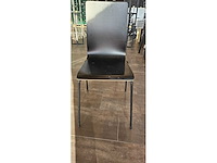 3 x eetkamerstoel - hout - zwart - afbeelding 2 van  2