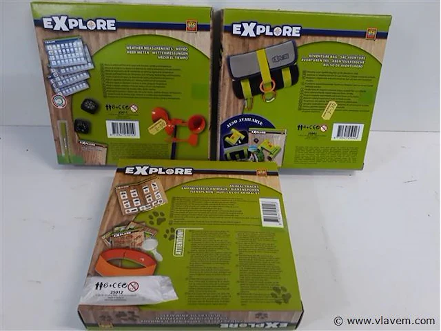 3 x explore set kinderen - afbeelding 2 van  2