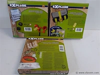 3 x explore set kinderen - afbeelding 2 van  2
