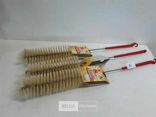 3 x flessenborstel 45 cm - afbeelding 2 van  3