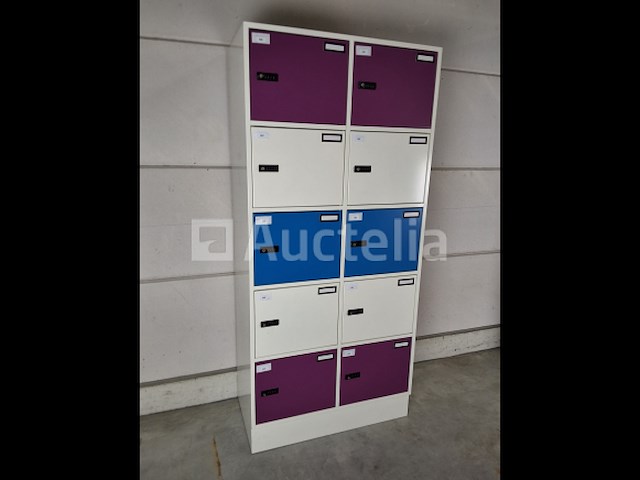 3 x gispen lockerkast paars blauw - afbeelding 2 van  2