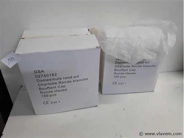 3 x haarnetje 100 stuks wegwerp - afbeelding 1 van  2