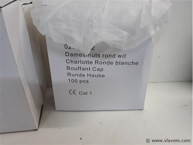 3 x haarnetje 100 stuks wegwerp - afbeelding 2 van  2