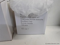 3 x haarnetje 100 stuks wegwerp - afbeelding 2 van  2