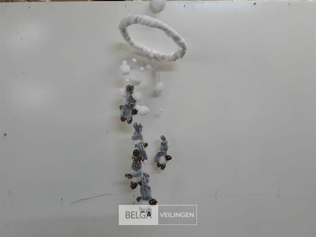 3 x hangdeco sneeuwmannen - afbeelding 1 van  3