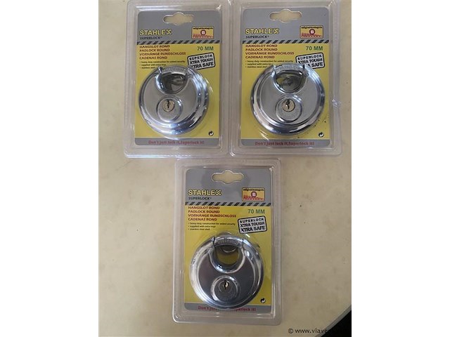 3 x hangslot 70mm - afbeelding 1 van  2