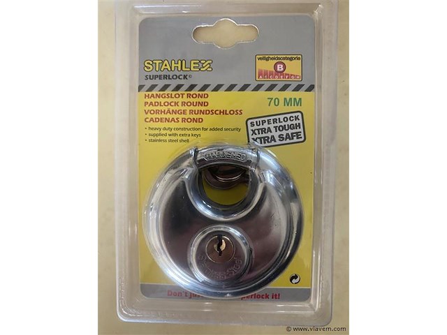 3 x hangslot 70mm - afbeelding 2 van  2