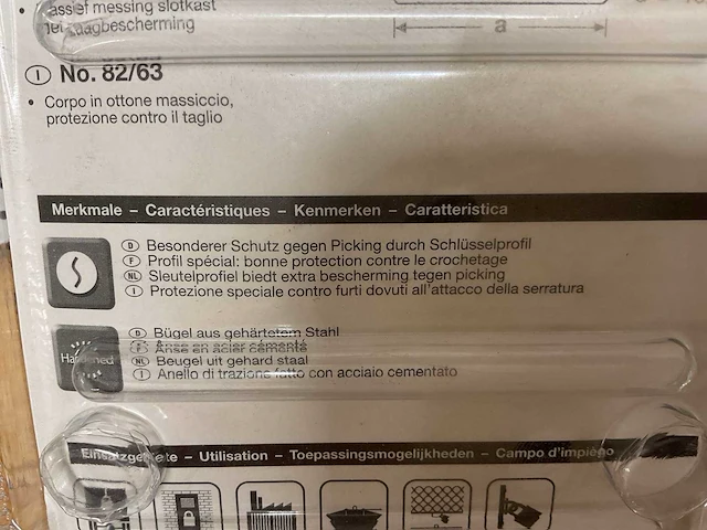 3 x hangsloten - afbeelding 5 van  6