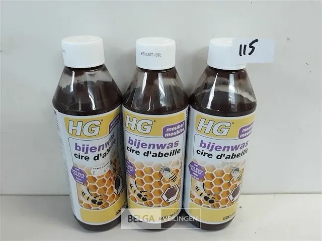 3 x hg bijenwas met extra glans 500 ml - afbeelding 1 van  3