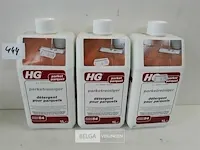 3 x hg parketreiniger voor regelmatig streeploos reinigen 1 l - afbeelding 1 van  3