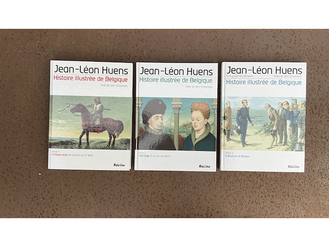 3 x histoire illustrée de belgique van jean-léon huens - afbeelding 1 van  1