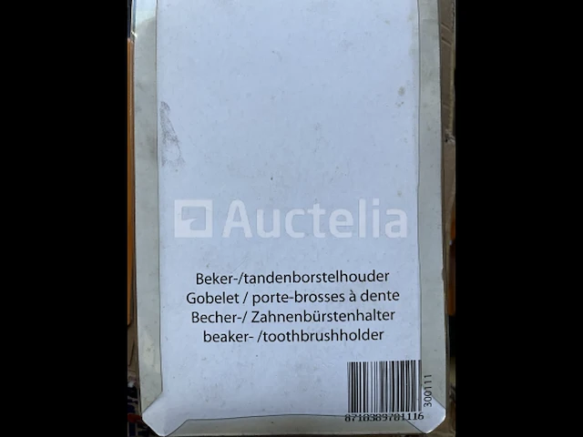 3 x houder voor tandenborstel hout - afbeelding 2 van  3