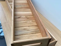 3 x houten dienblad - lengte 100cm. x 18 cm. - afbeelding 1 van  2