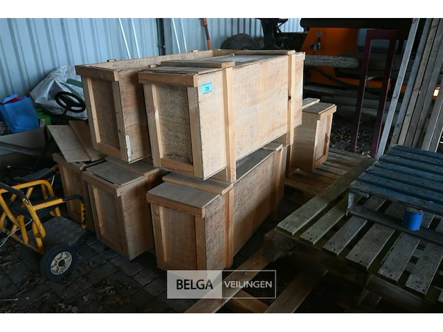 3 x houten kist - afbeelding 1 van  5