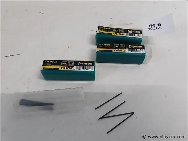 3 x ijzerboor 1,0 mm 10 stuks - afbeelding 1 van  2