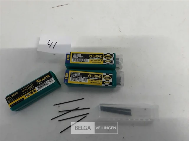 3 x ijzerboor 1,0 mm 10 stuks - afbeelding 1 van  3