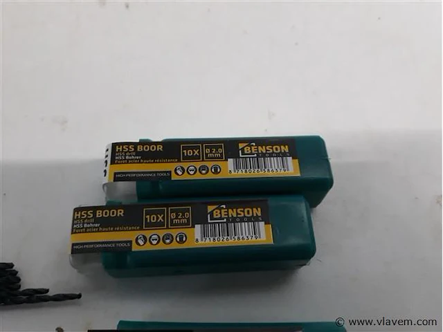 3 x ijzerboor 2,0 mm 10 stuks - afbeelding 2 van  2