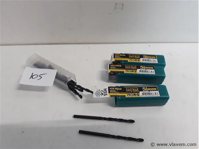 3 x ijzerboor 3,0 mm 10 stuks - afbeelding 1 van  2