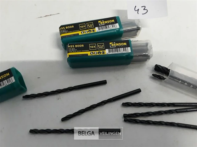 3 x ijzerboor 3,5 mm 10 stuks - afbeelding 3 van  3