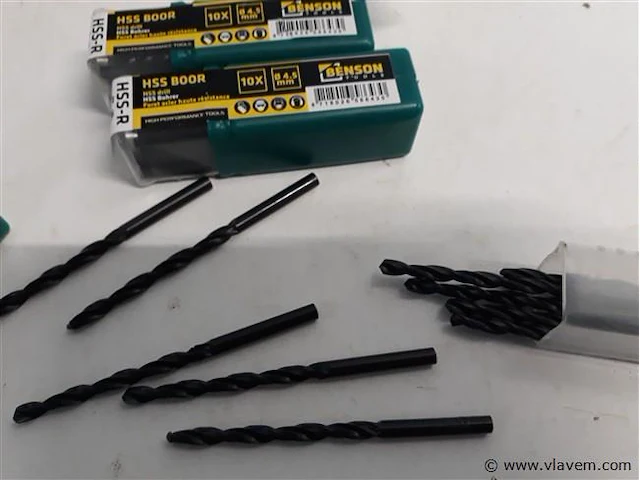 3 x ijzerboor 4,5 mm 10 stuks - afbeelding 2 van  2