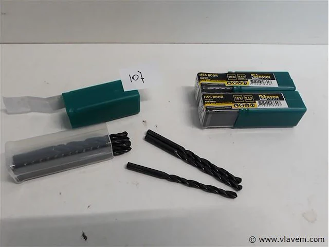 3 x ijzerboor 5,0 mm 10 stuks - afbeelding 1 van  2