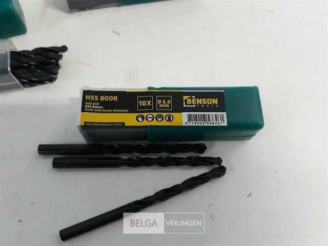 3 x ijzerboor 6,0 mm 10 stuks - afbeelding 3 van  3