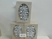 3 x kerstballen glas 6 stuks zilver - afbeelding 1 van  3