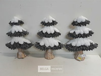 3 x kerstboom 40 cm - afbeelding 1 van  3