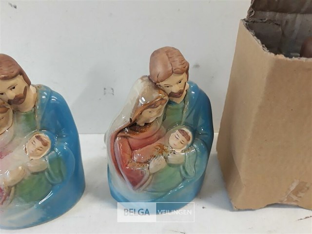 3 x kerstfiguur maria-jezus-jozef - afbeelding 3 van  3