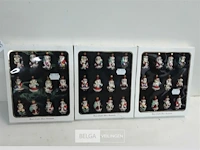 3 x kersthanger kerstman glas 12 stuks - afbeelding 2 van  3