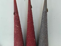 3 x kerstkegel 75 cm beschadigd - afbeelding 3 van  3