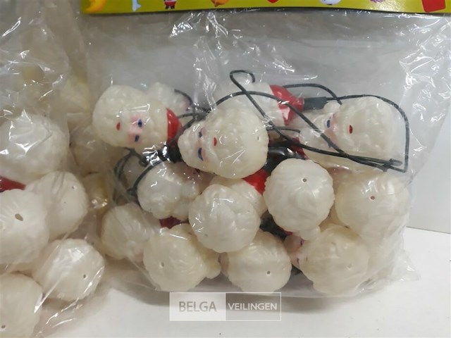 3 x kerstverlichting 20 l met kerstmanhoofd - afbeelding 3 van  3