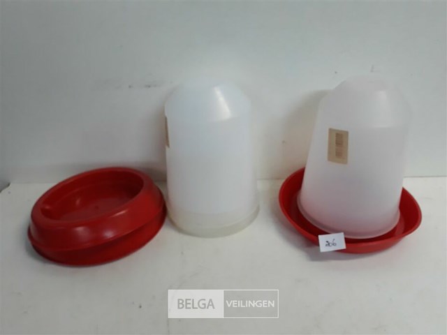 3 x kippen drinkdbak 3 l - afbeelding 2 van  3