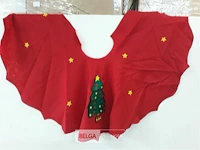 3 x kleed voor voet kerstboom rood - afbeelding 3 van  3