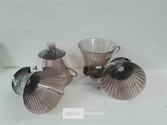 3 x koffie-filter trechter - afbeelding 2 van  3