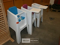 3 x kunststof kinderstoel - afbeelding 1 van  6