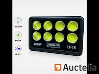 3 x led breedstraler 400w - 6500k koud wit - afbeelding 5 van  5