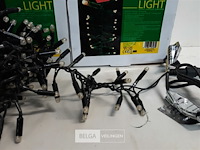 3 x led clusterverlichting warm wit 400 l kabel 3 m - afbeelding 3 van  3