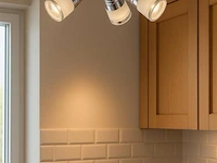 3 x led plafondlamp – 3 spots – di01 – 5w – 4000k – neutraal wit – zilver - afbeelding 1 van  4