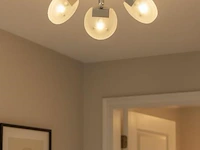 3 x led plafondlamp – 3 spots – hl7160l – max. 3 x 5w – 4000k – neutraal wit – zilver - afbeelding 1 van  4