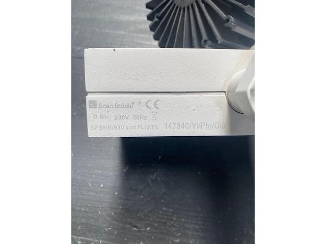 3 x led spot - 35 watt - 3 fase - wit - afbeelding 3 van  4